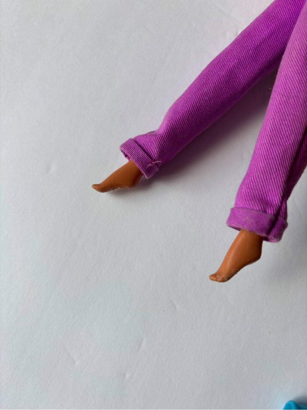 1993 Camp Midge Barbie Doll Purple Pants Blue Vest Shoes Vintage 90s - Picture 3 of 6